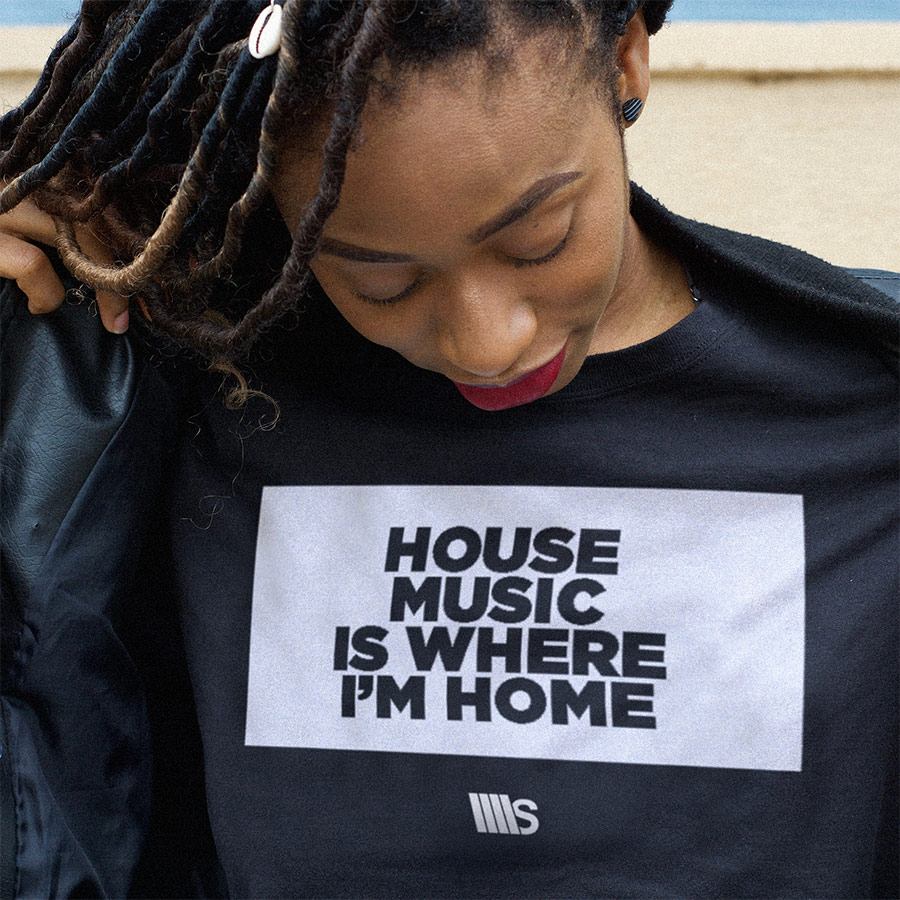 Souldynamic Woman House Music is where i'm Home t-shirt